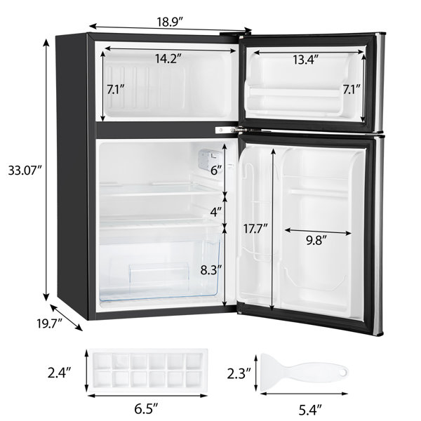 Victorim 3.2 Cubic Feet cu. ft. Mini Fridge & Reviews Wayfair